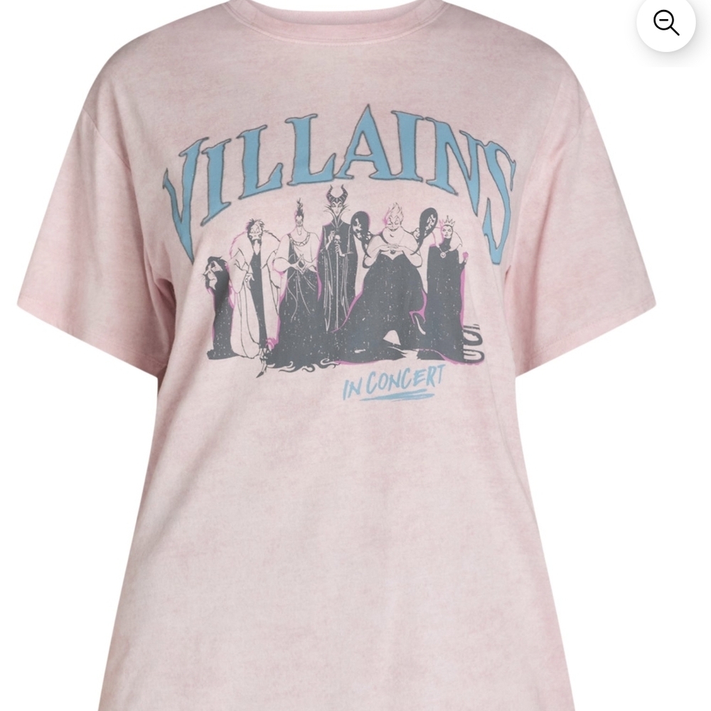 Disney Villains in Concert Light Pink Tee